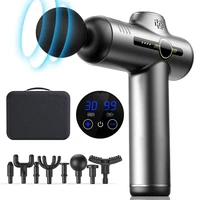 Pistola de masaje de 99 niveles, masajeador corporal profundo para músculos, cuerpo, cuello, equipo eléctrico de Fitness, reducción de ruido, hombre y mujer