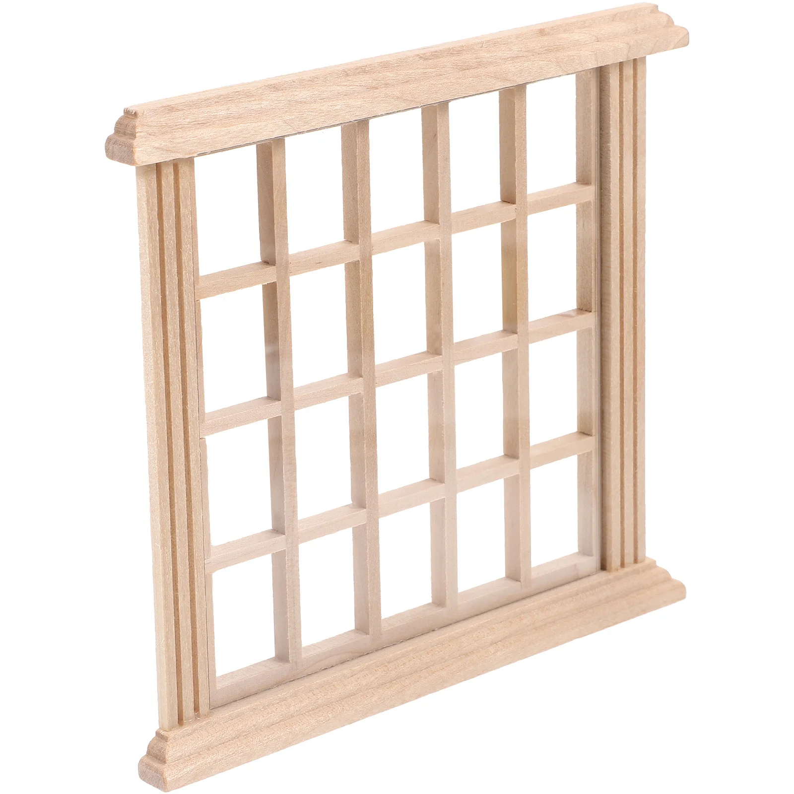 House Wooden Windows Tiny Frame Decor Mini Supplies Accessories Small Miniature Outdoor Tools Decoration Prop