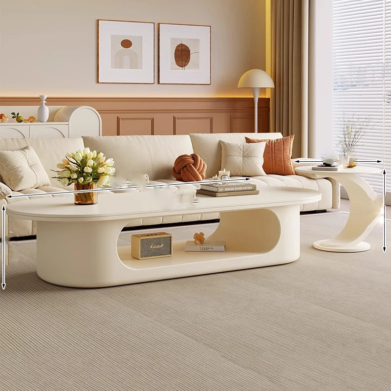 

Storage Luxury Side Table Modern Bedroom Living Room Kitchen Designer Standing Coffee Table Moving Couchtisch Home Furniture