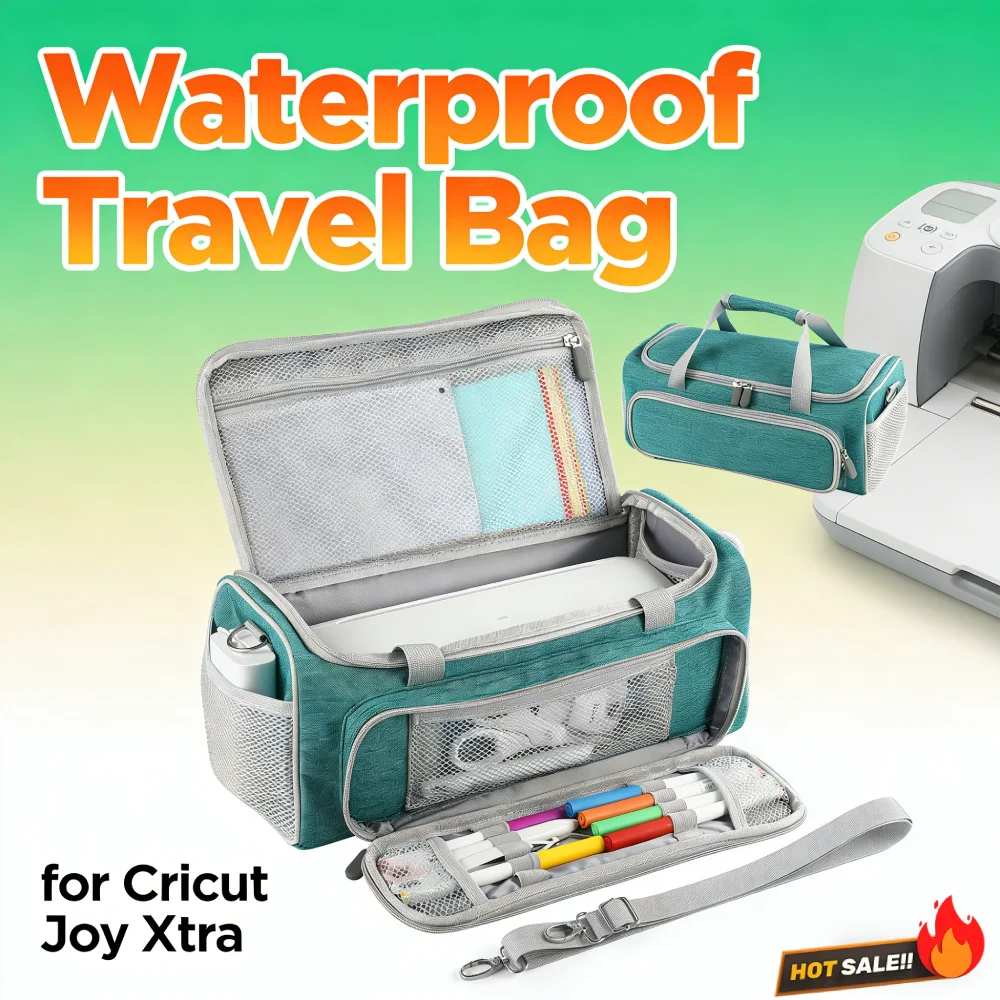 

Carrying Case Waterproof Portable Storage Bag Shockproof Travel Carry Bag Anti-scratch for Cricut Joy Xtra Smart Cutting Machine