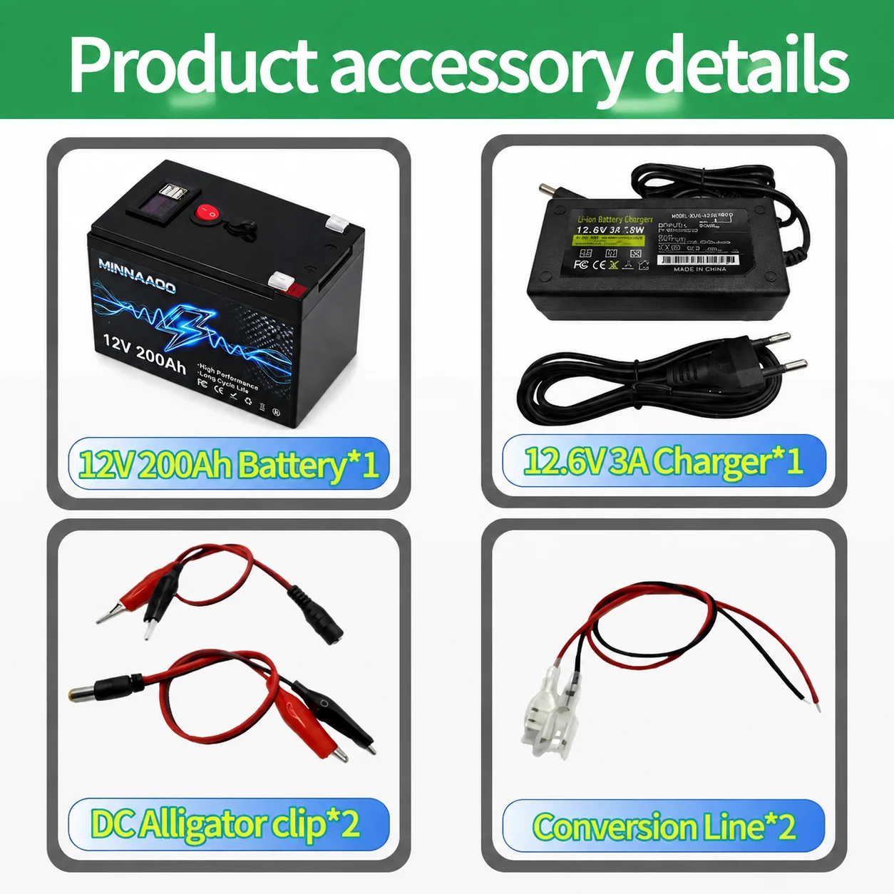 12V 200Ah LiFePO4 Solar Batter - Fish Finder Battery ulasan dan harga