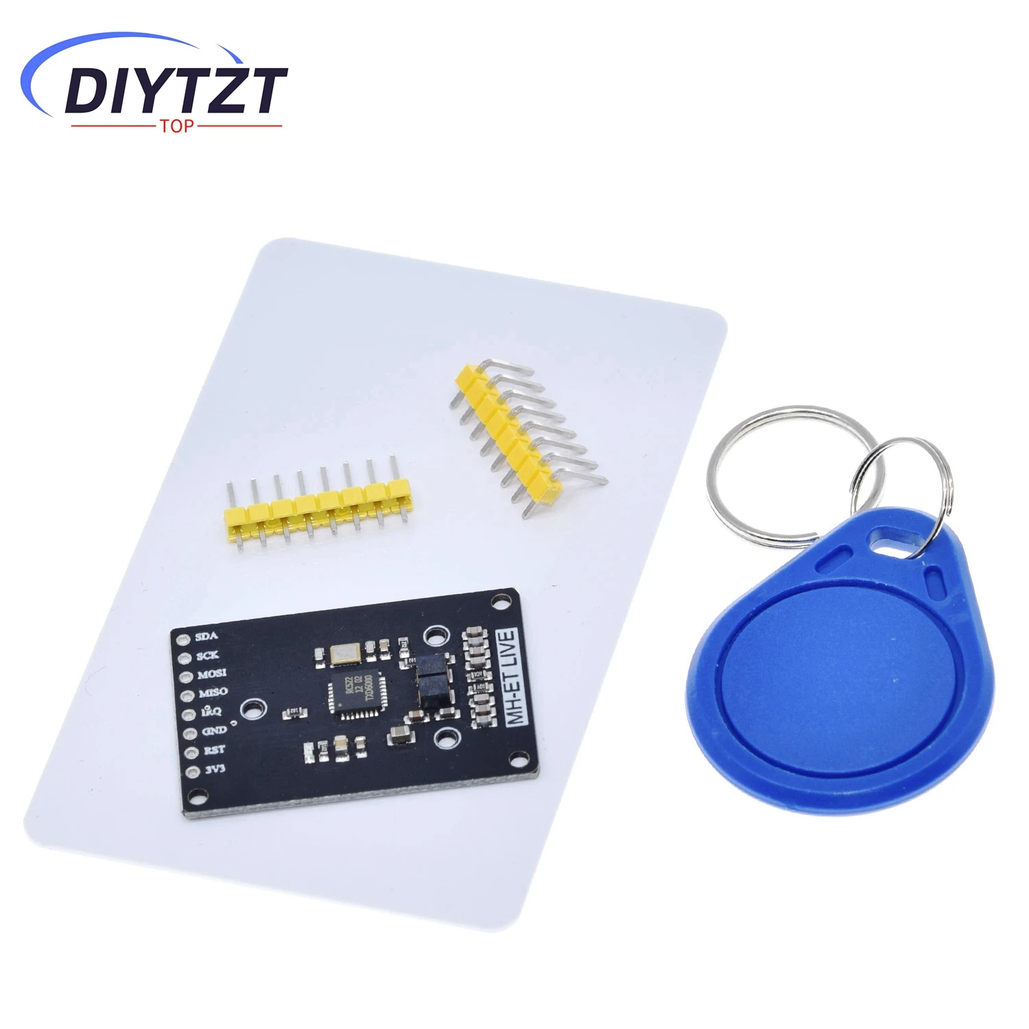 DIYTZT 1/3PCS RFID Module RC522 Mini Kits S50 13.56 Mhz 6cm With Tags SPI Write & Read IC Access Control Card Reader