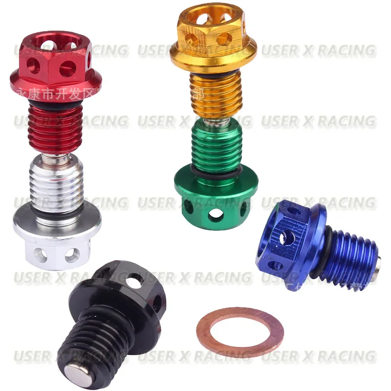 USERX Universal Motorcycle M12 Oil Drain Screw Kit for CRF XR 50-160CC ATV Quad Dirt Pit Bike Monkey Z50 Motorcycle