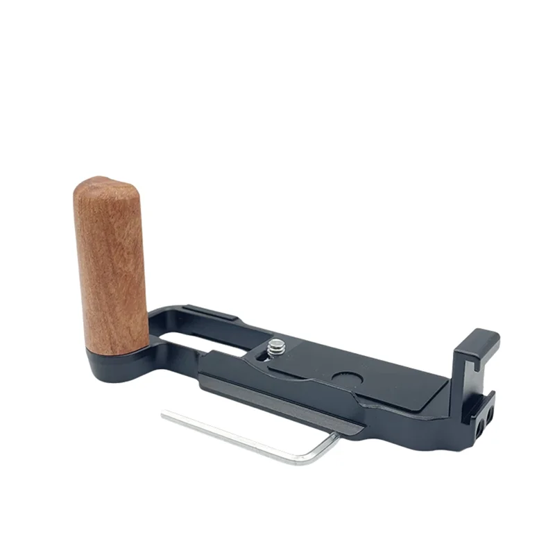 L-образная ручка камеры QWE для камеры Fuji X-100VI, L-образный кронштейн, встроенная быстросъемная пластина, защитный инструмент для фотосъемки