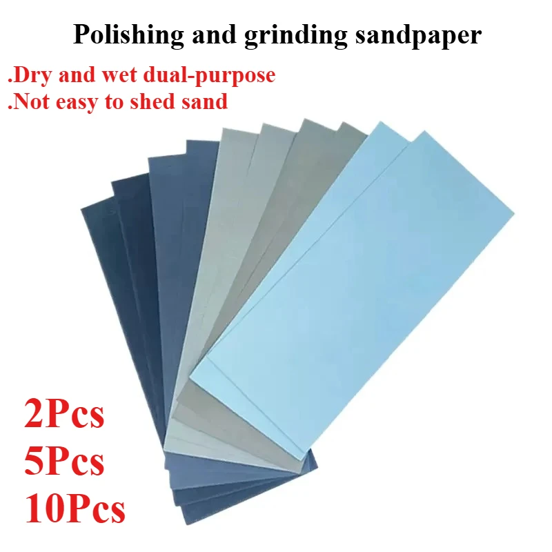 60-15000 Mesh 9* 3.6-Inch Water Sandpaper Set, Dry and Wet Dual-Purpose Fine Sandpaper Set for Grinding and Polishing