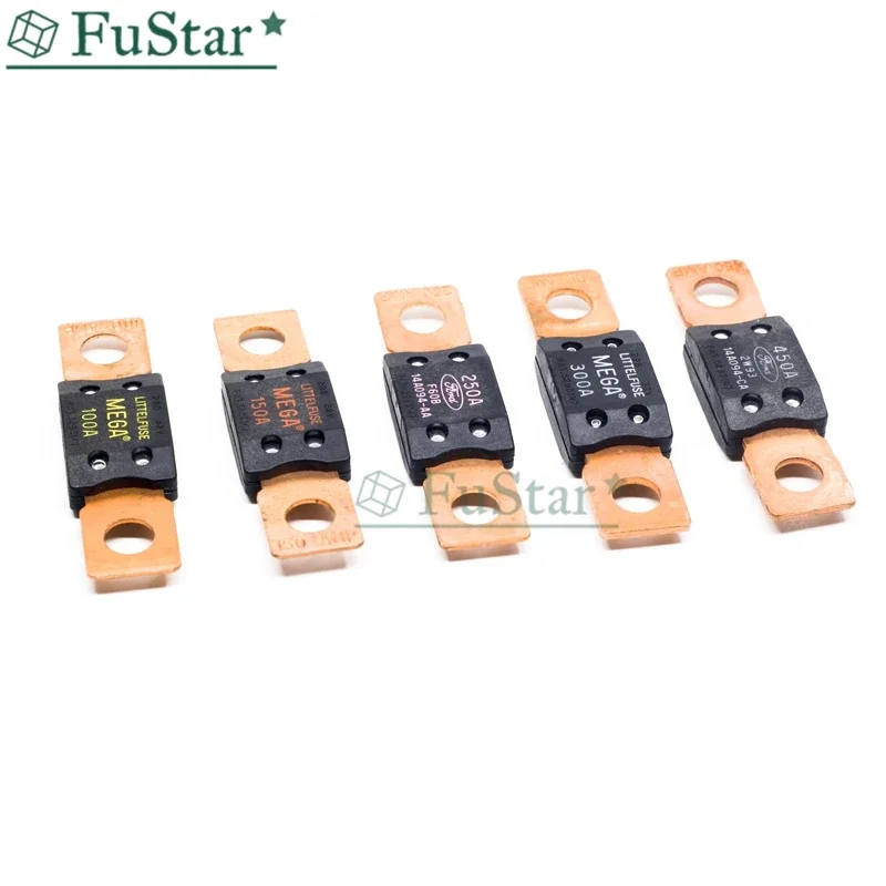 0298 40A 50A 60A 80A 100A 125A 175A 150A 200A 250A 300A 400A MEGA Fuse Auto Fuse Car Boat Motorcycle Blade Fuses For Littelfuse