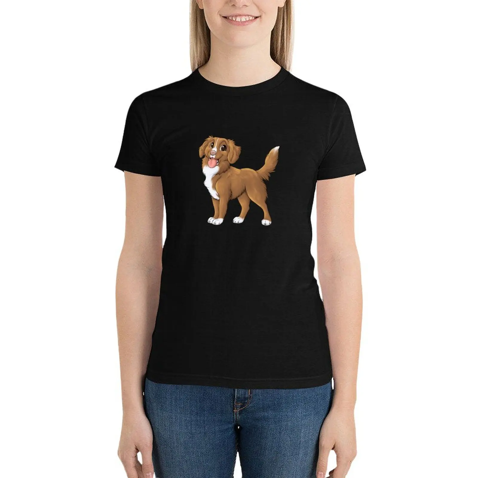 

Nova Scotia Duck Tolling Retriever T-Shirt graphics hippie clothes workout t shirts for Women