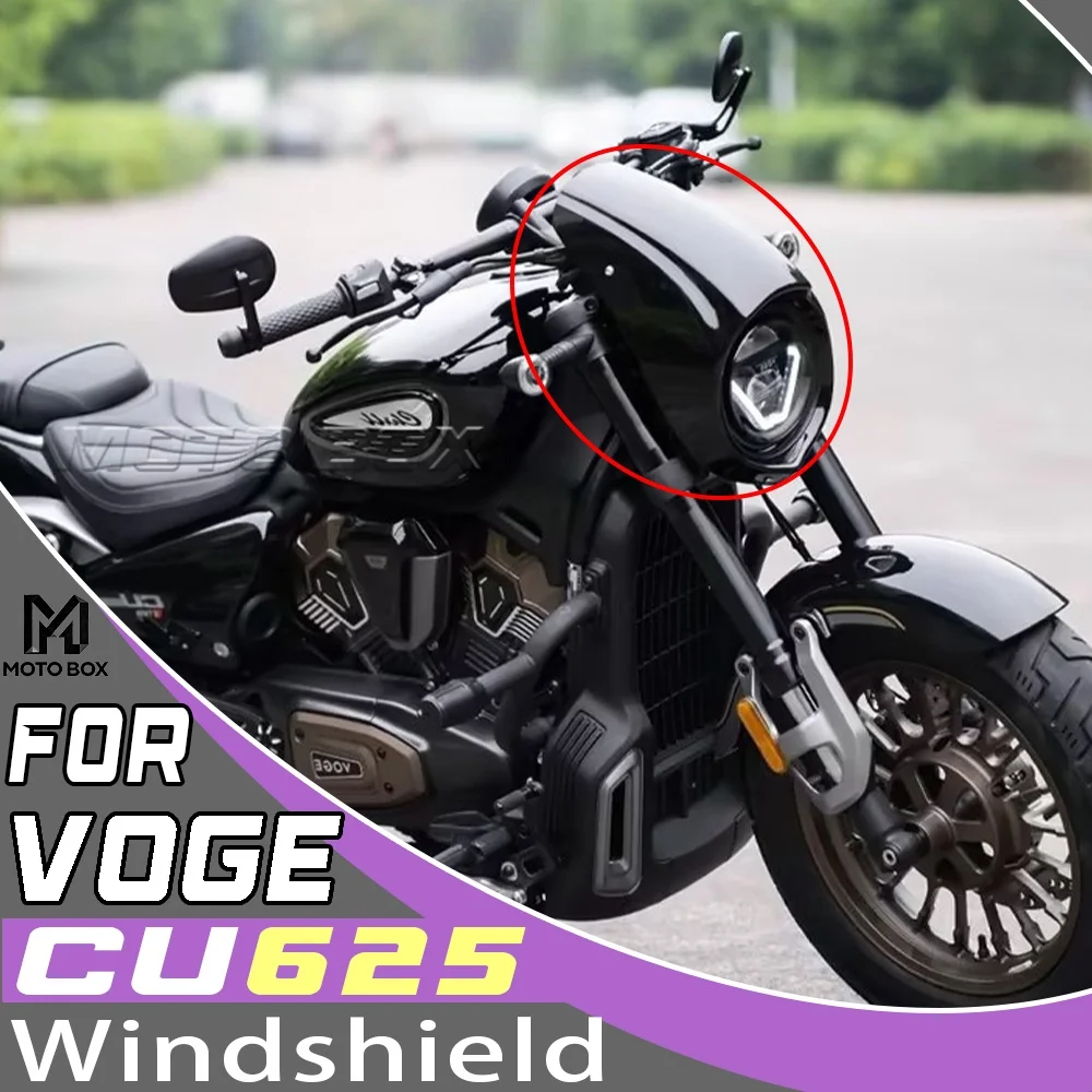 

For VOGE CU625 Motorcycle Special-shaped Headlight Cover Head Fairing Decorative Mask Modified Parts