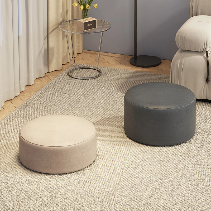 Modern Household Small Stool Portable Stool Ottoman Storage Bench Shoes Changing Stool Foot Stool