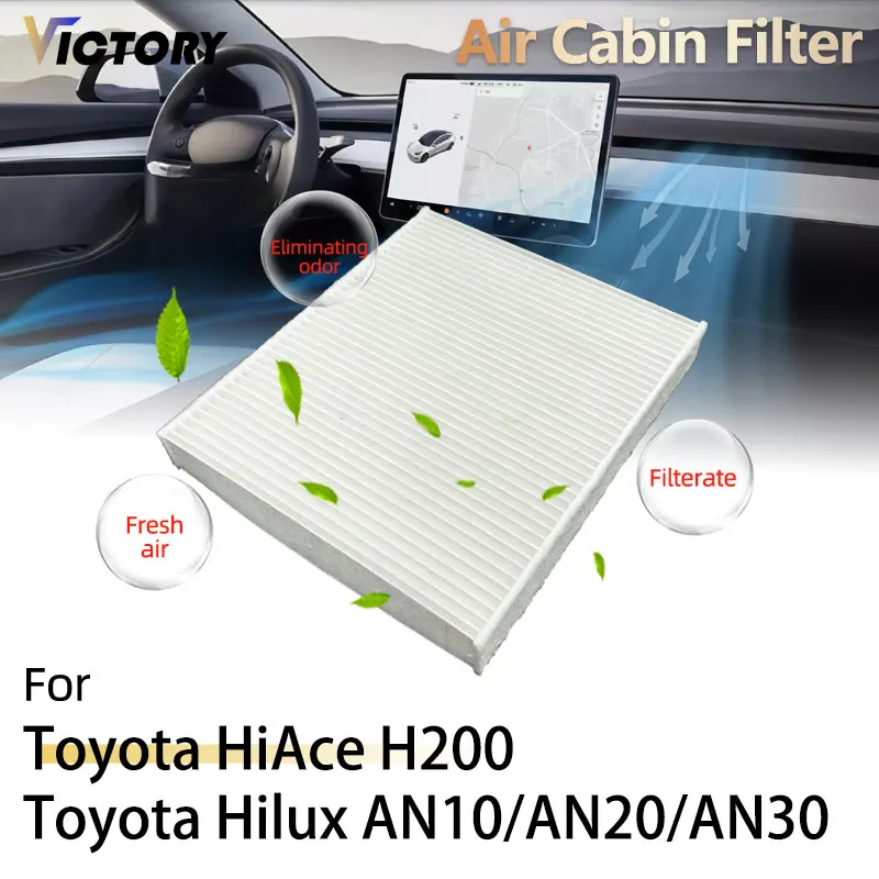 

PM2.5 HEPA Air Cabin Filter For Toyota Hilux AN10 AN20 AN30 THiAce H200 Alphard AH20 Previa XR50 ACR50 Accessories 87139-02020