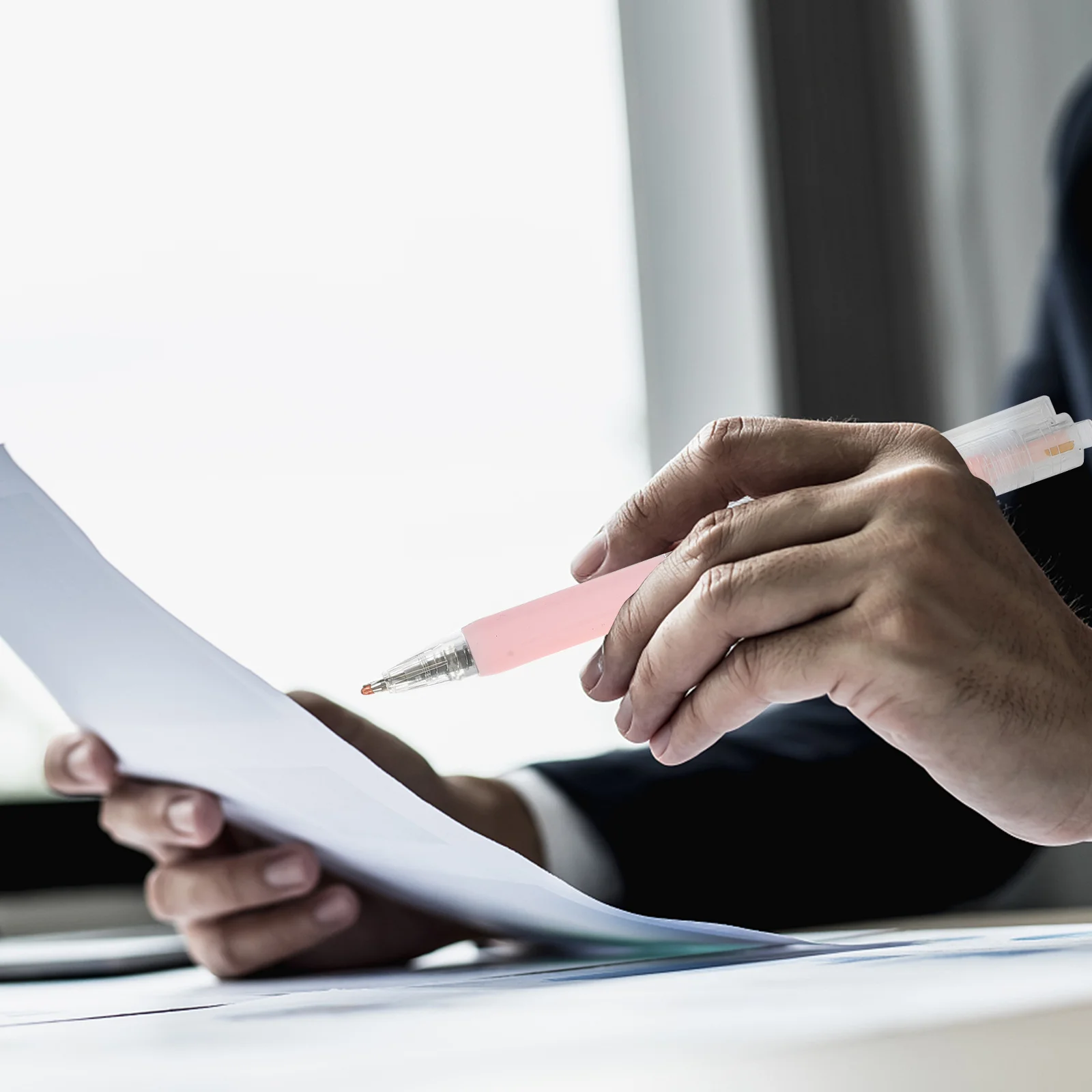 

5 шт., гелевая ручка для студентов, простая гелевая ручка для гладкого письма, портативные школьные канцелярские принадлежности, письменные принадлежности, школьные принадлежности