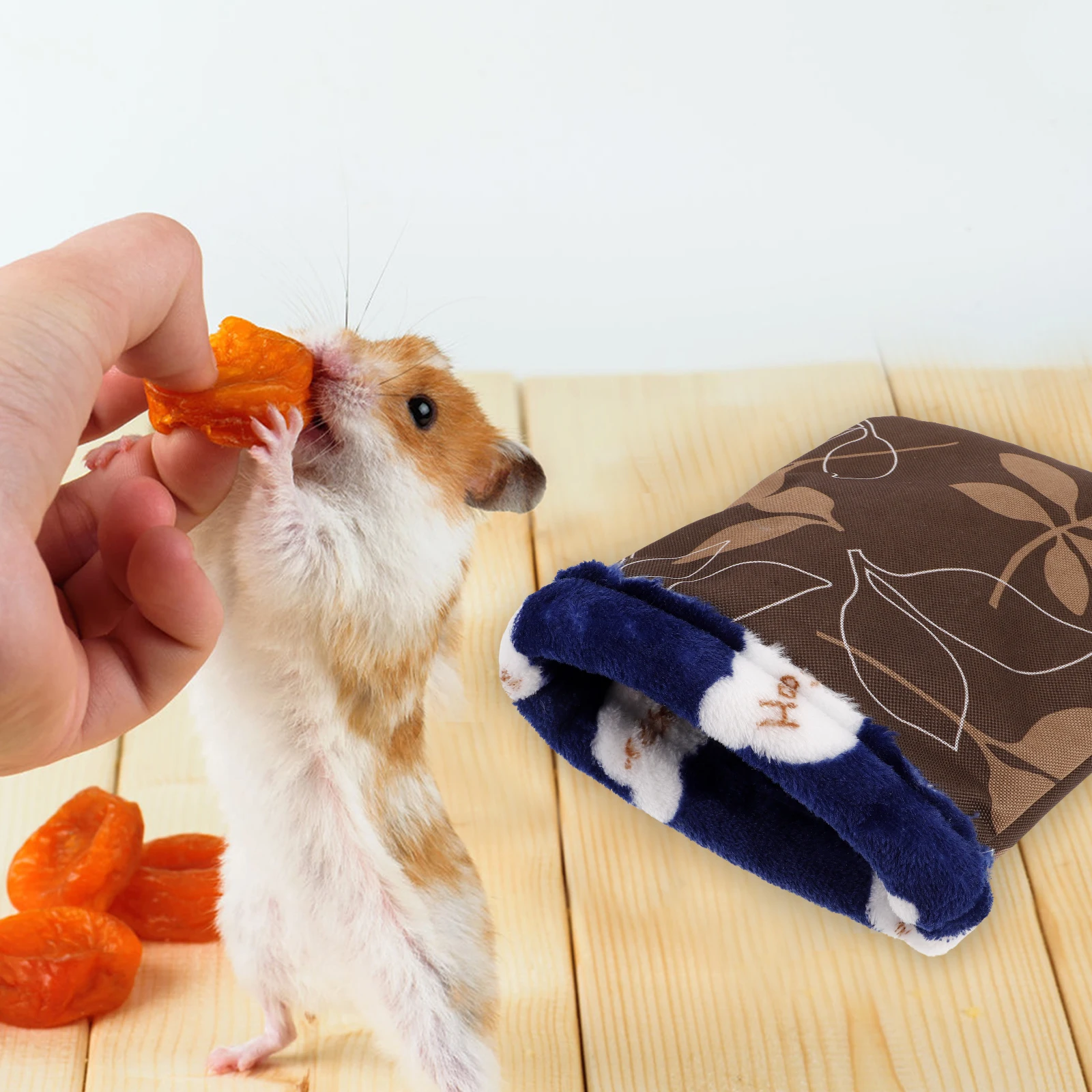 

Fleece Sleep Pouch for Hamster Hamster Wrap Small Pet Sleep Sack Pet Nest Pets Winter Bed Cozy Nest Wrap Style