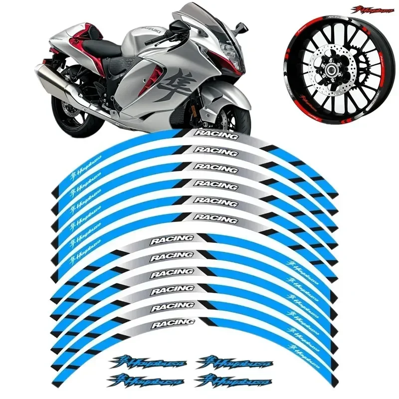 For Suzuki Hayabusa GSXR 1300 Motorcycle Motor Parts Contour Wheel Decoration Decal Sticker - F