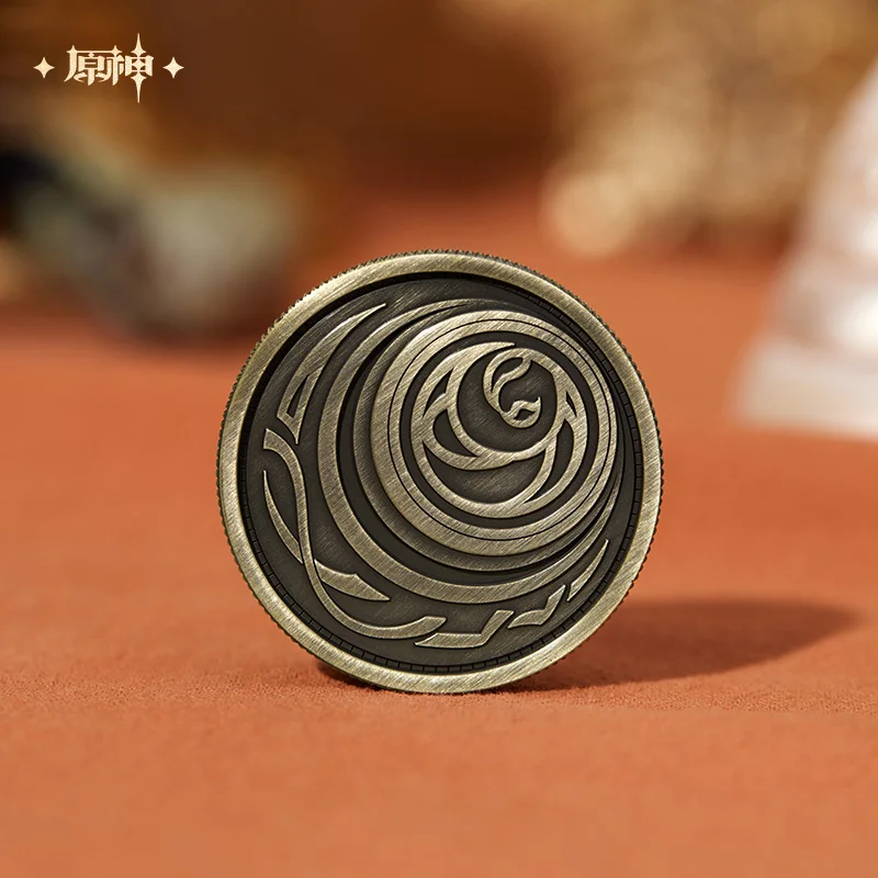 

[Official Merchandise] Pre-sale Game Genshin Impact Flins Decision Coin Pendant Necklace Set Ship in December 2025 Pre-order