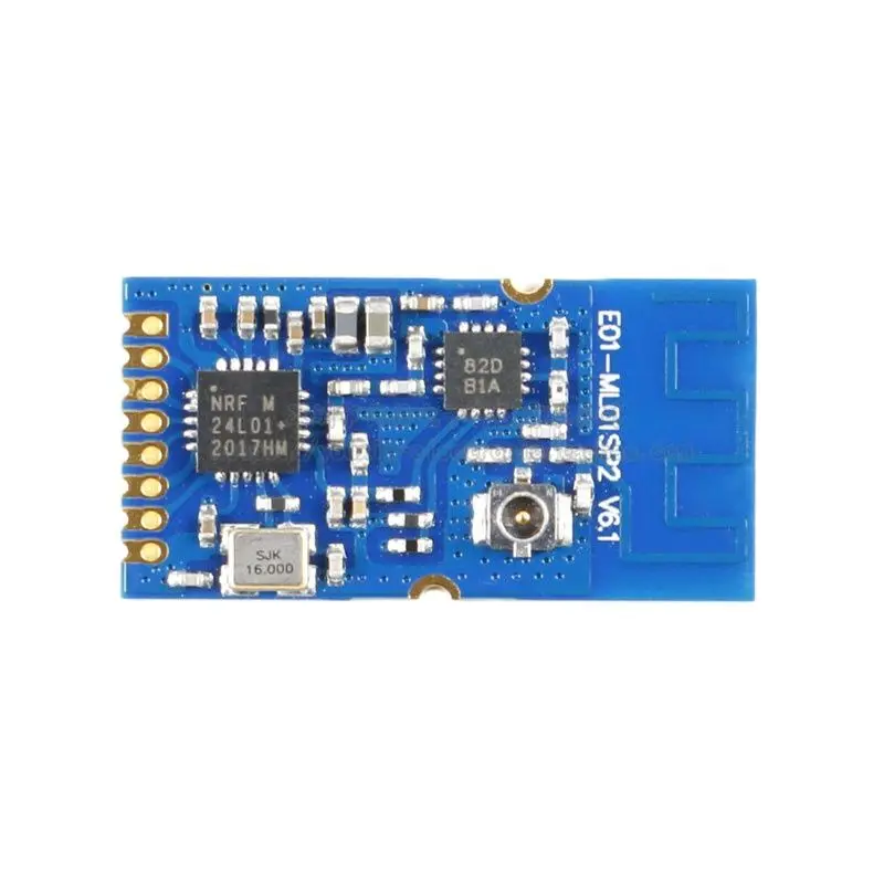 Antena On-Board PCB Bawaan Modul Transceiver Nirkabel E01-ML01SP2 NRF24L01 + PA + LNA 2.4GHz