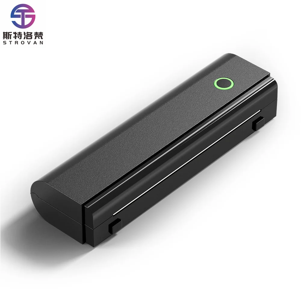 

Portable Thermal Printers USB Wireless Compact A4 Roll 200 DPI 2600mAh Student/Office/Travel