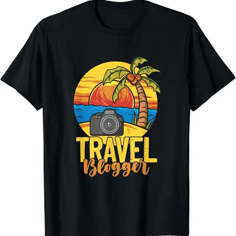 Travel Blogger Blogging Vlogging Blog Traveler T Shirt
