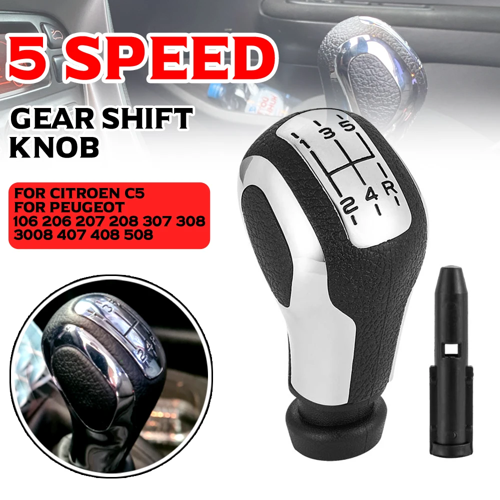 Gear Shift Knob Boot Case For CITROEN C2 C5 / For PEUGEOT 106 107 205 206 207 306 307 308 309 405 406 407 508 605 607 806 807