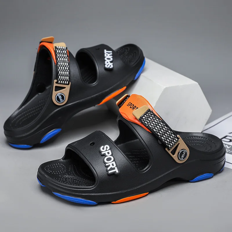 

New Men's Sandals Trend Summer Outwear Dual Purpose Slippers Outdoor Casual Feet Stepping Feeling Shoes Debardeur Homme Mens