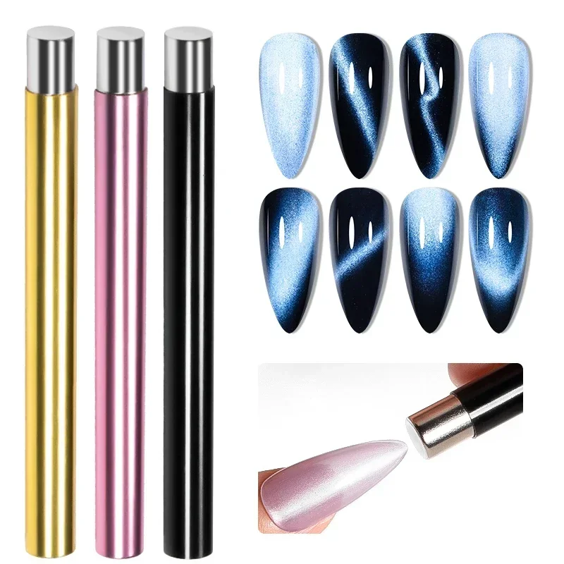 3D Kat Magnetische Nail Art Pen 3 Kleuren Sterke Magnetische Stok voor DIY Gel Polish Nagels Schilderen - UV Gel Magic Manicure Gereedschap