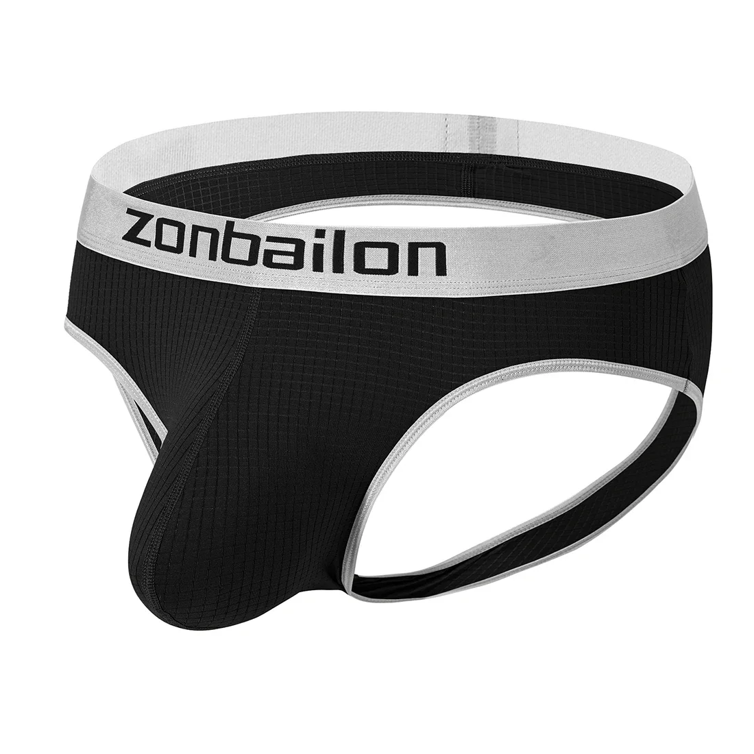 Jinshi Mens Briefs Sexy Bikini Briefs Hollow Buttocks Sissy Men's Underwear Comfortable Underpants