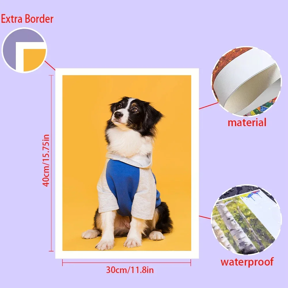ภาพพิมพ์บนผ้าใบสำหรับสัตว์เลี้ - Pet Portrait Custom บทวิจารณ์และราคา
