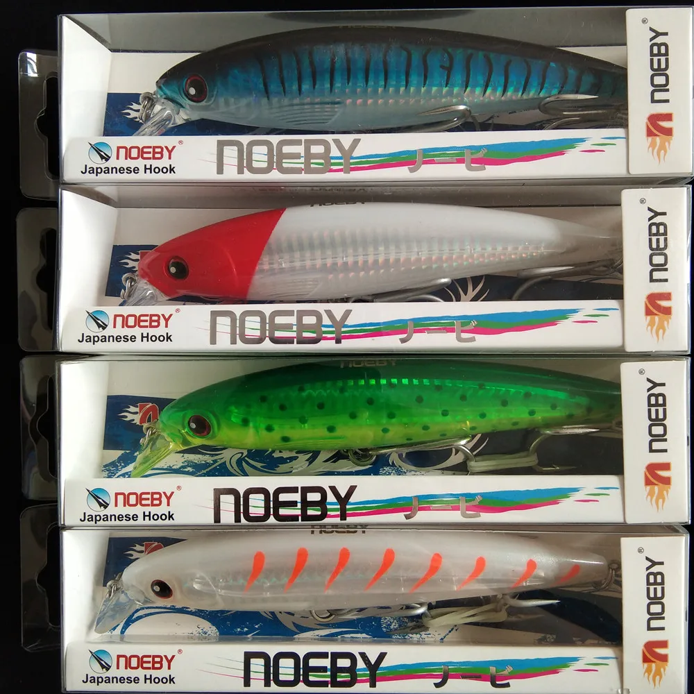 

Noeby Trolling Minnow Fishing Lures 140mm 39g Long Casting Floating Artificial Hard Baits for Pike Casting Trolling Fishing Lure