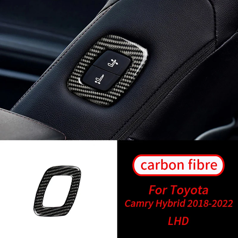 Cho Xe Toyota Camry 2018-2022 Sợi Carbon Xe Trung Tâm Điều Khiển Viền Dải Xe Phụ Kiện Nội Thất