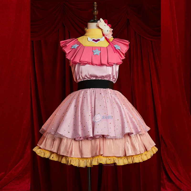 COSLEE Oshi No Ko Cosplay Hoshino Ai Costume Sweet Lovely Pink Lolita Dress Halloween Party Outfit S-XL New Amine 2023