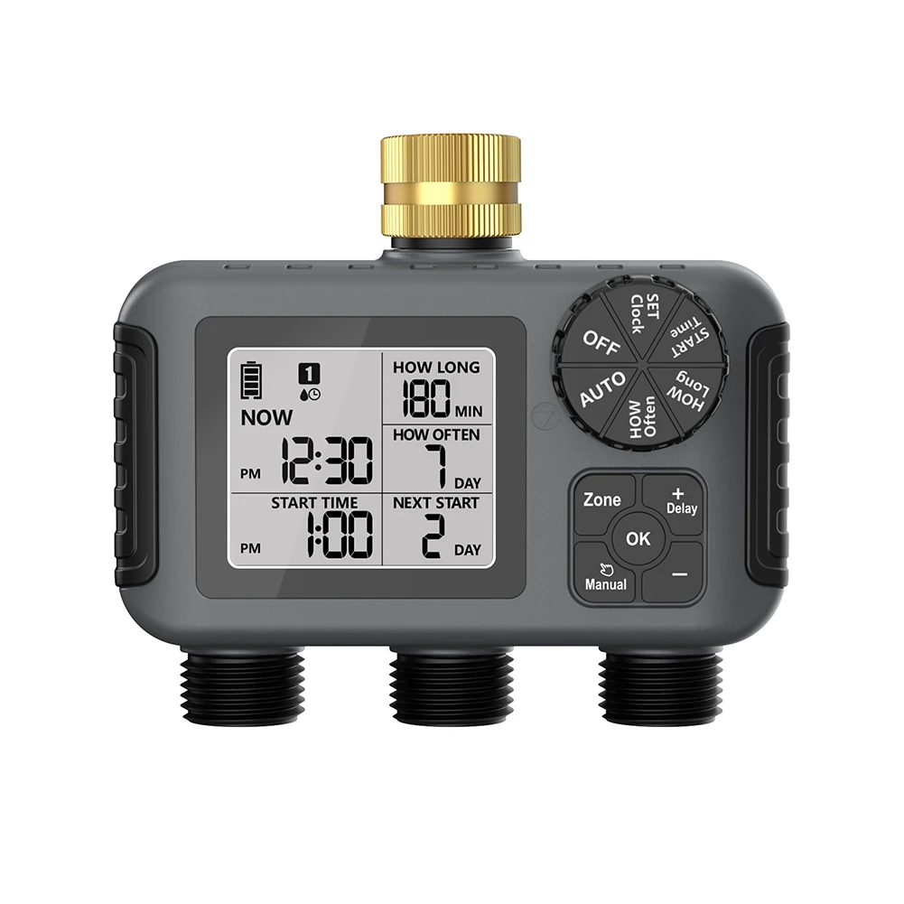 

Smart Watering Device Automatic Irrigation Timer Automated Garden Care Low Battery Protection Multiple Watering Zones