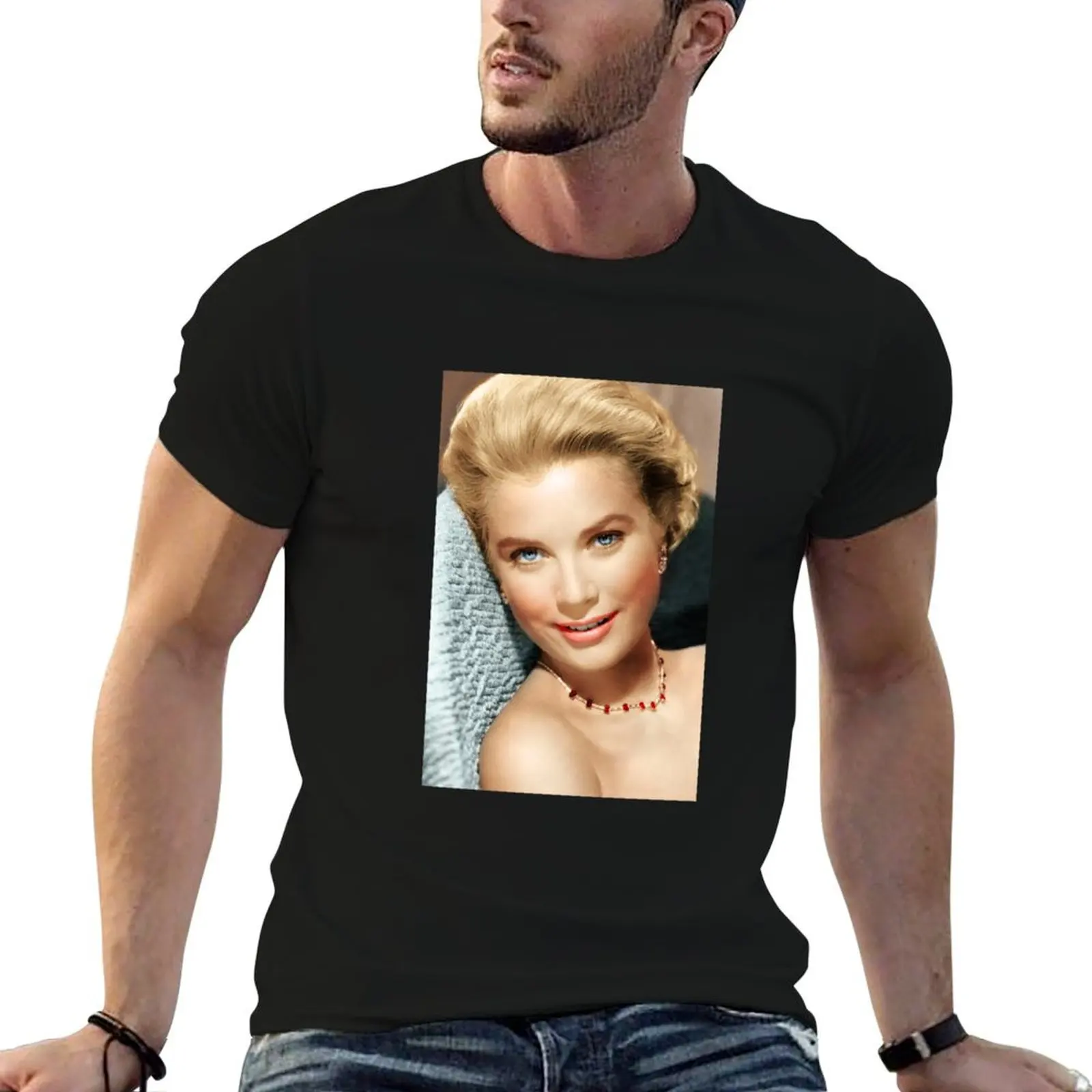 

Grace Kelly T-Shirt t shirts designer man t shirt cotton high quality T-Shirt