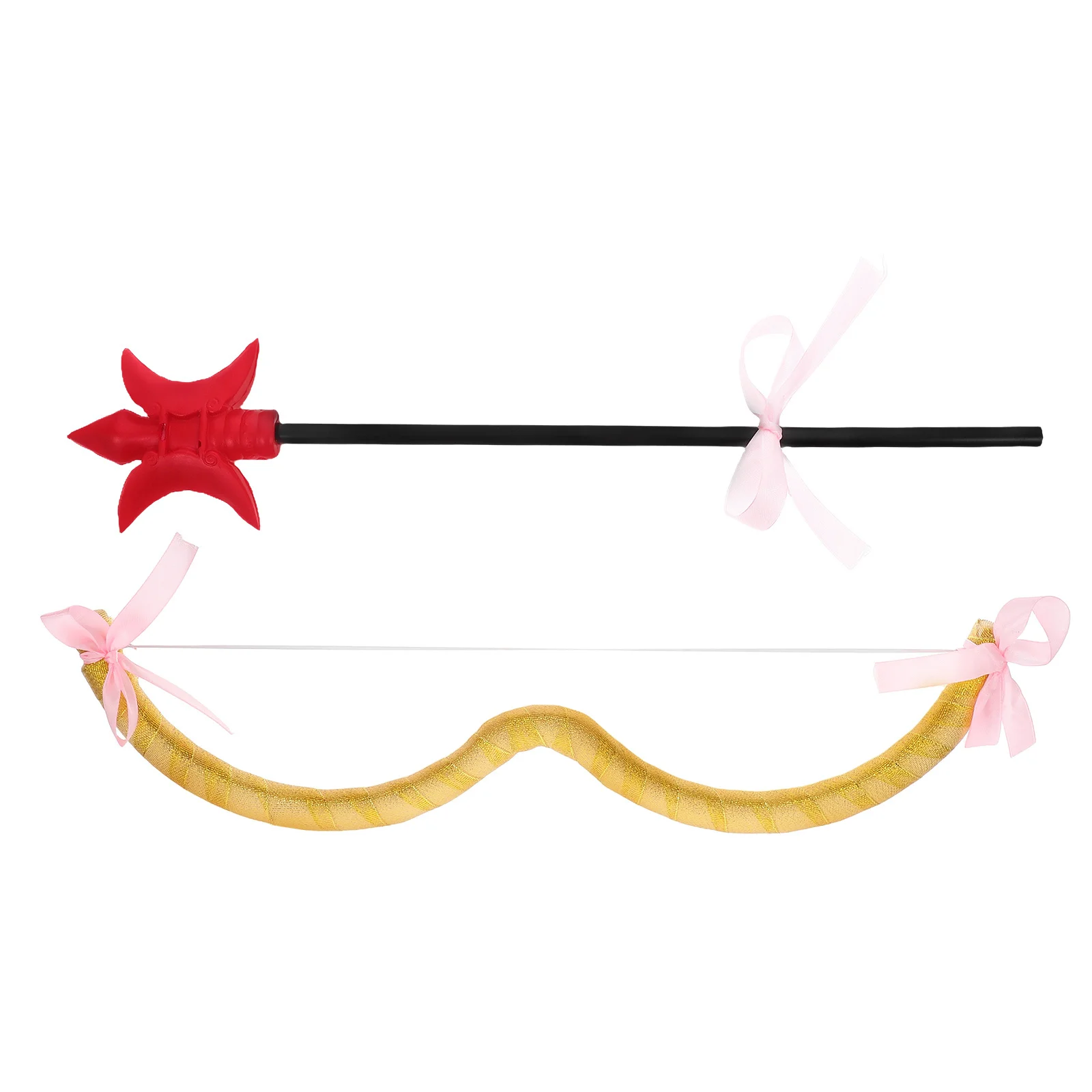 

Cupid Costume Accessories Small Bow Arrow Kit for Women Kids Valentine's Day Party Decor Cupid Costume Prop Cupids Bow