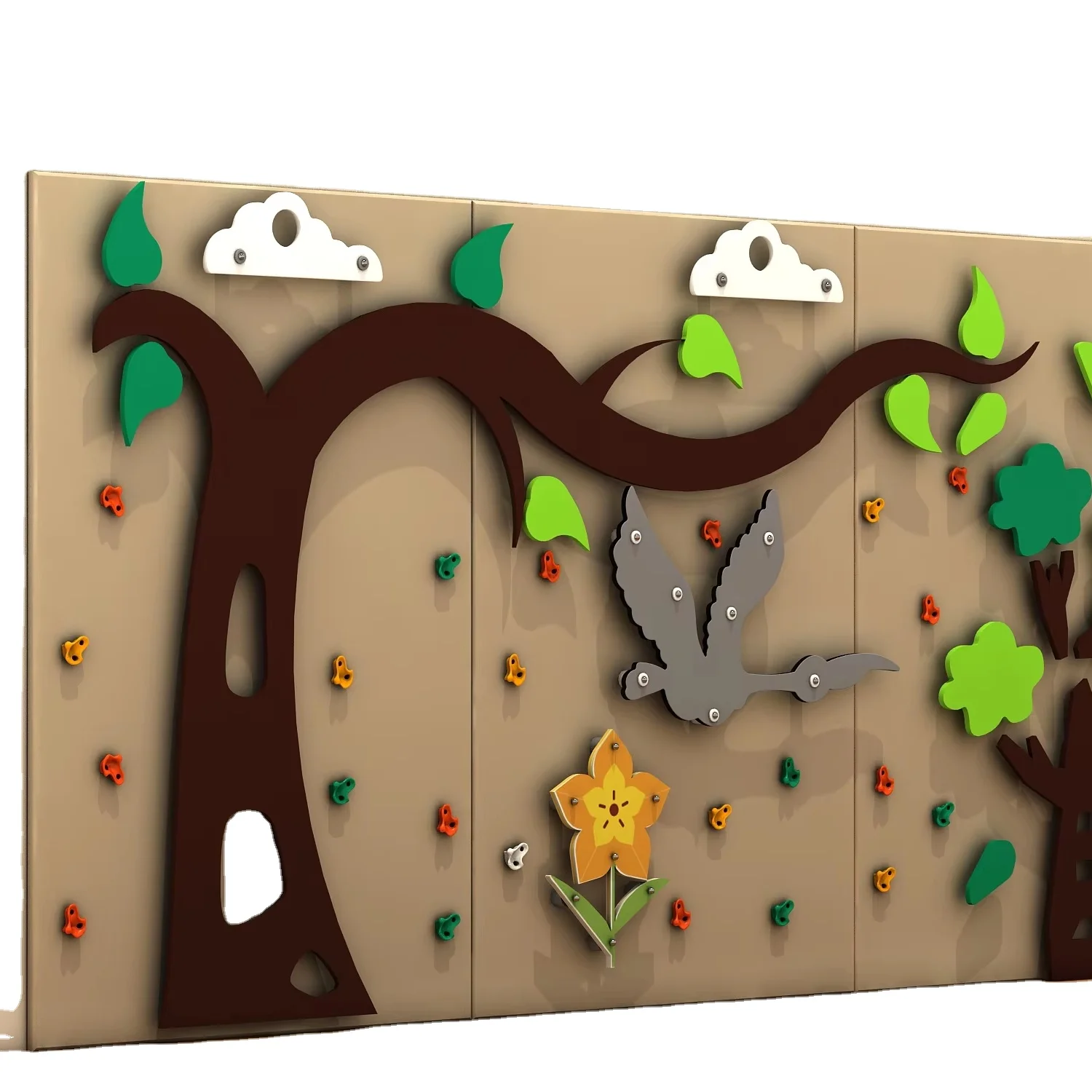 Climbing wall indoor and outdoor youth rock climbing expansion equipment climbing frame climbing net climbing equipment