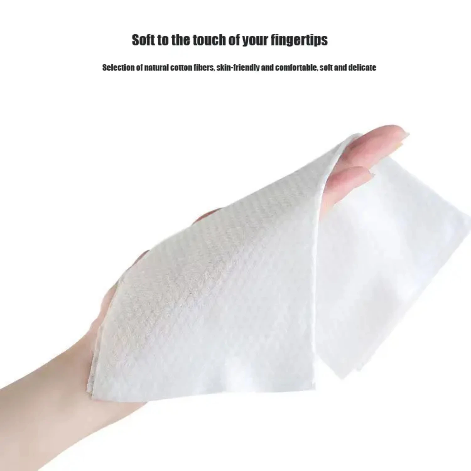 Soft Thickened Cotton Face Towel, Disposable Cleaning Tissue - 1pc