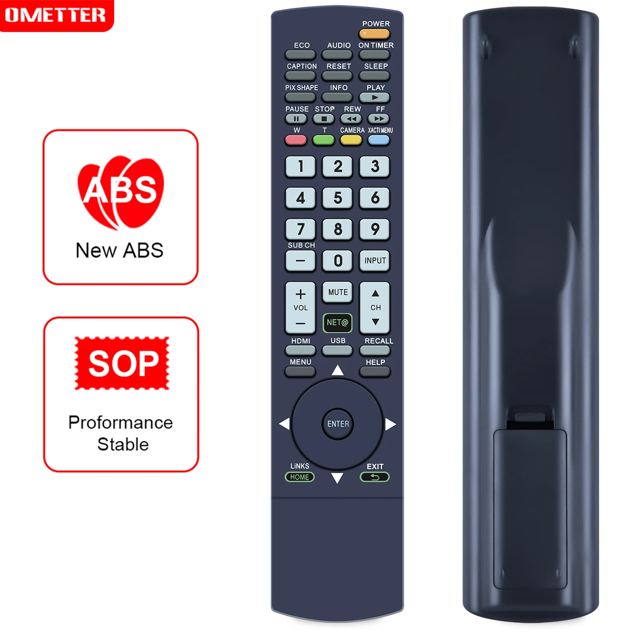 

New GXEB Replacement Remote Control Fit for Sanyo TV DP55360 DP50740 DP46840