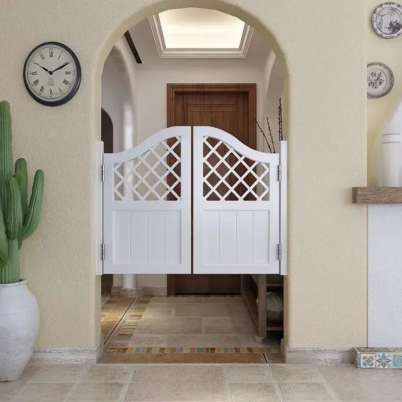 Customized simple shutter partition,solid wood small door, free , cowboy door, solid wood thickened