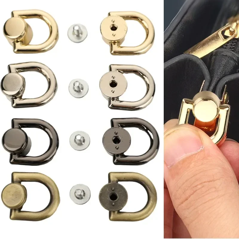 1/5 pçs saco de metal rebite prego fivela studs para diy bolsa cinto cabide couro artesanato bagagem fivela tong snap ferragem accessorie