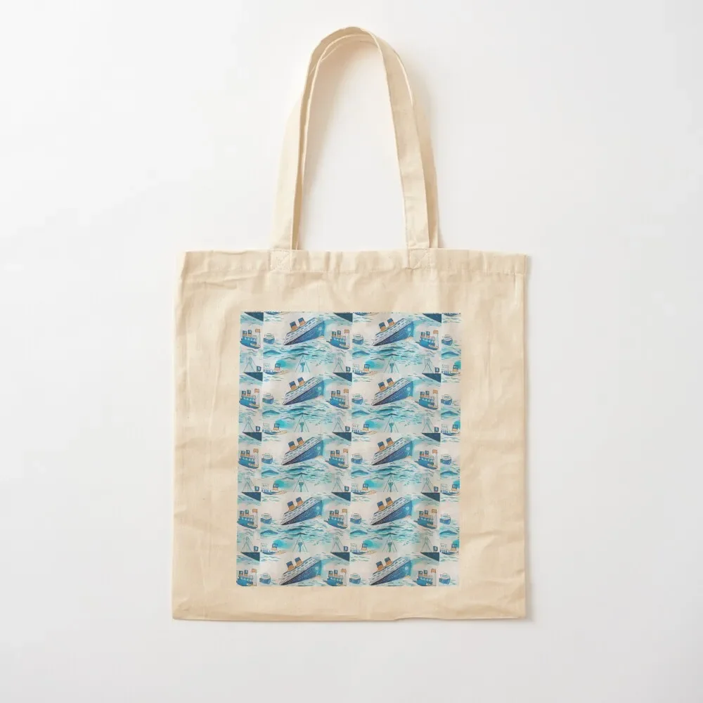 

Ferry boats Tote Bag Women's shopper tote bags aesthetic Tote Bag