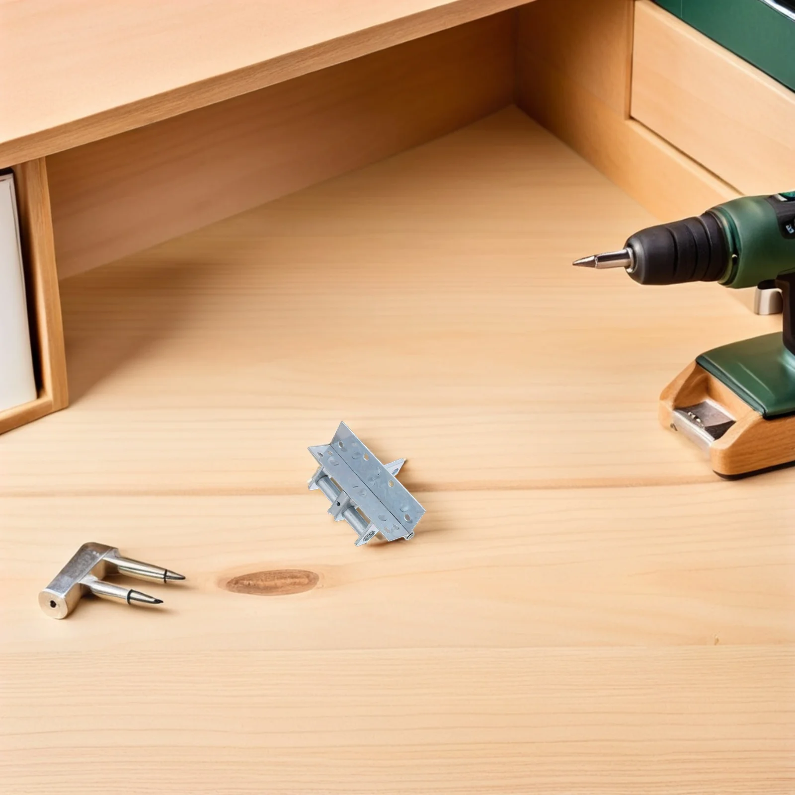 

2Pcs Spring Loaded Cabinet Hinges Hidden Self Closing Damping Soft Close Door Hinge for Kitchen Bathroom Wooden Cupboard