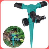 A76I-Rotating Lawn Sprinkler, Garden Yard Watering Automatic 360° Garden Water Sprinklers Lawn Irrigation 3PCS ( Green)