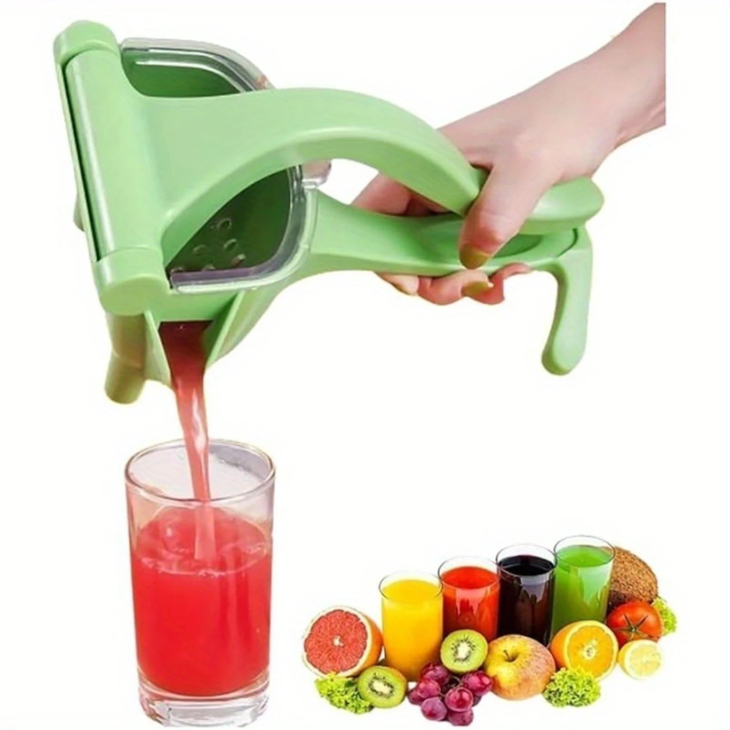 1pc Multifunctional Manual Citrus Juicer - Polypropylene Handheld Fruit Squeezer for Orange, Lemon,  & Watermelon, Easy-to-Use  