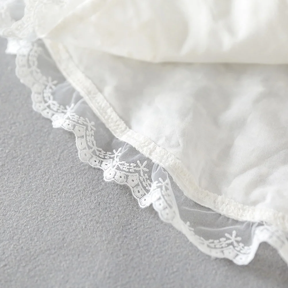 

Lace Cape For Girls Uv Protection Cloak Lightweight Soft Cosplay Costume Accessory White 90Cm 0-2 Years Old