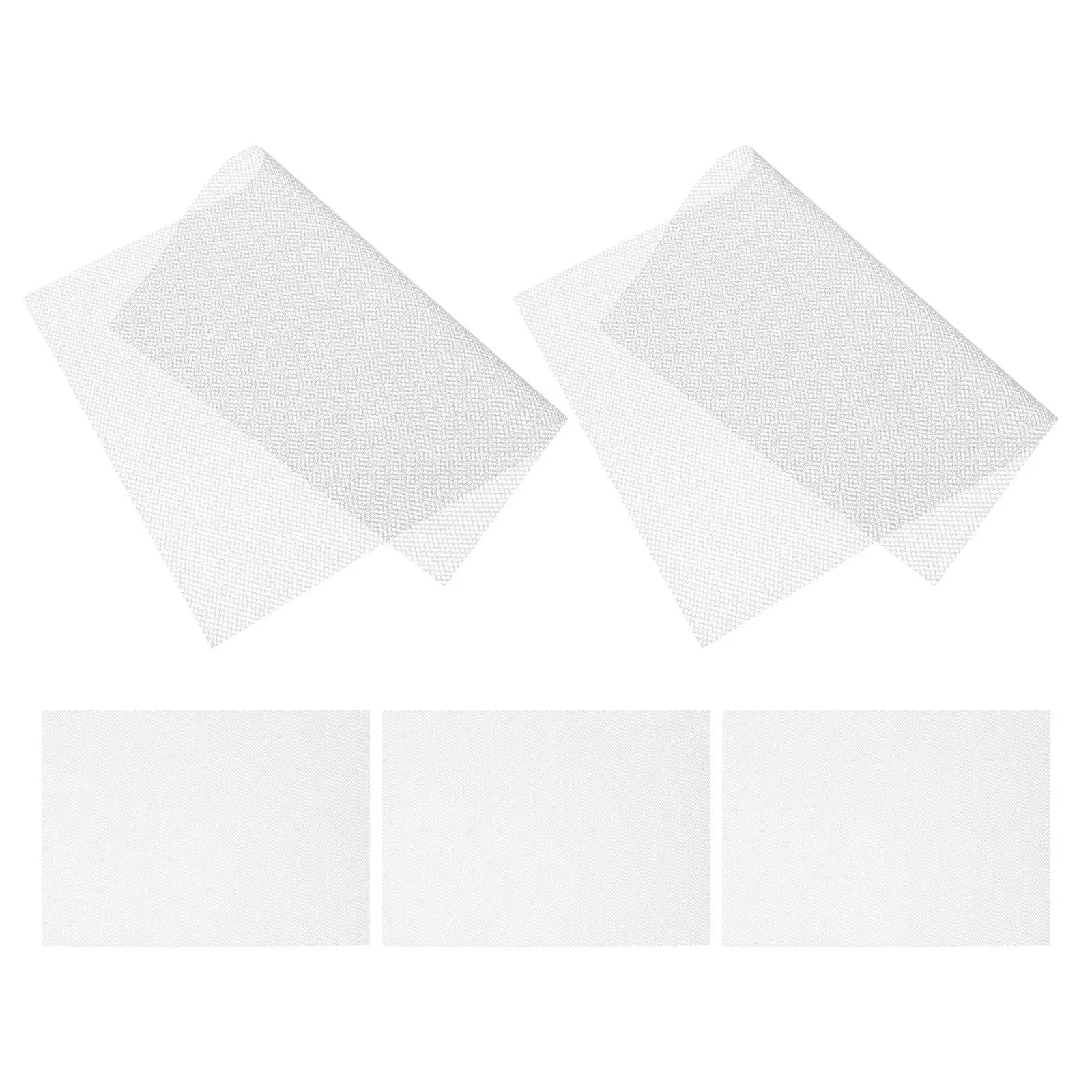 5Pcs White Mesh Sheets Eye Fabric for Fursuit Costume Mask Breathable DIY Cosplay Props Material Fursuit Eyes Mesh