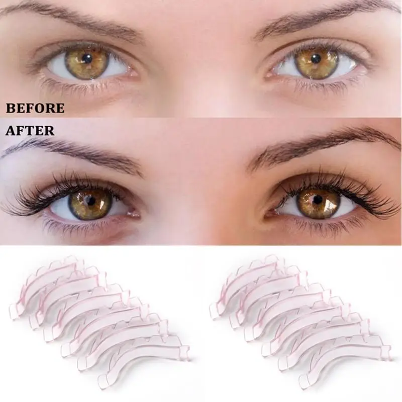 New 12Pcs/6size Lash Lift Pads, Jelly Lash Lift Rods Self Adhesive Silicone Pads C-Curl Eyelash Lifting Shield,DIY Use At Home