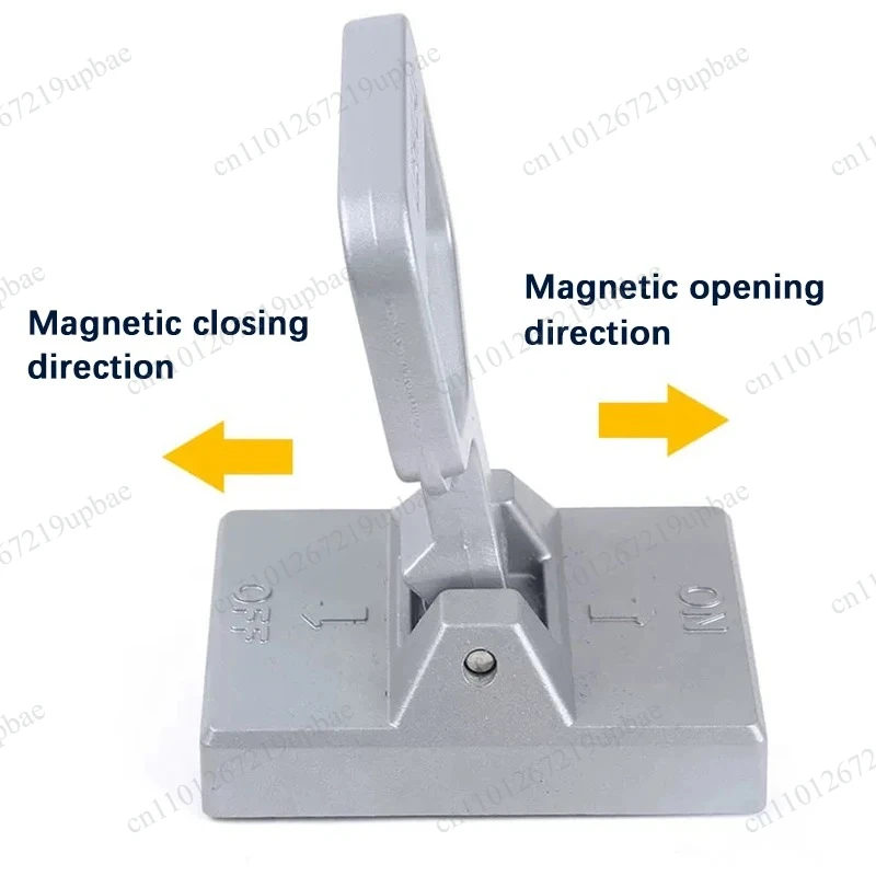 Portable Permanent Magnet Lifter 50KG Strong Magnetic Steel Plate Suction Cup Iron Absorber for Metal Handling Workpiece Lifting