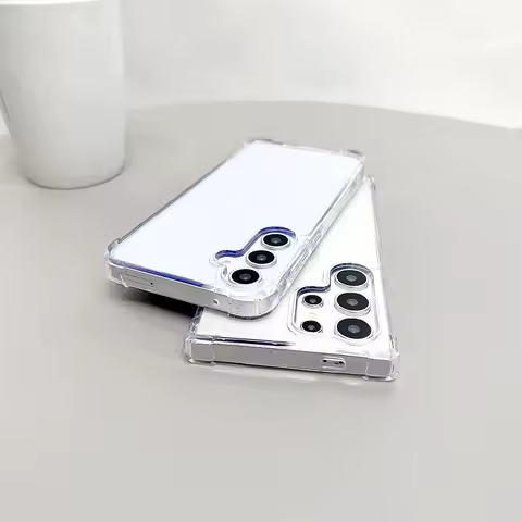 Transparent Anti yellowing Case for Samsung S25 FE S24 Ultra S23 S22 S21 S20 A15 A16 A06 A26 A35 A36 A55 A56 M56 M16 F06 Cover
