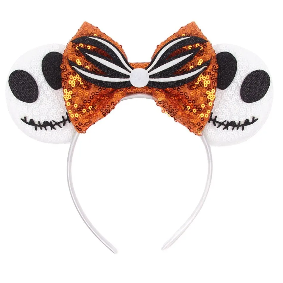 Kinder beliebte Halloween Fledermaus Haarband Mädchen Geburtstag Maus Ohr Haarband Kinder Weihnachten glitzernde Haarring Teenager Cosplay