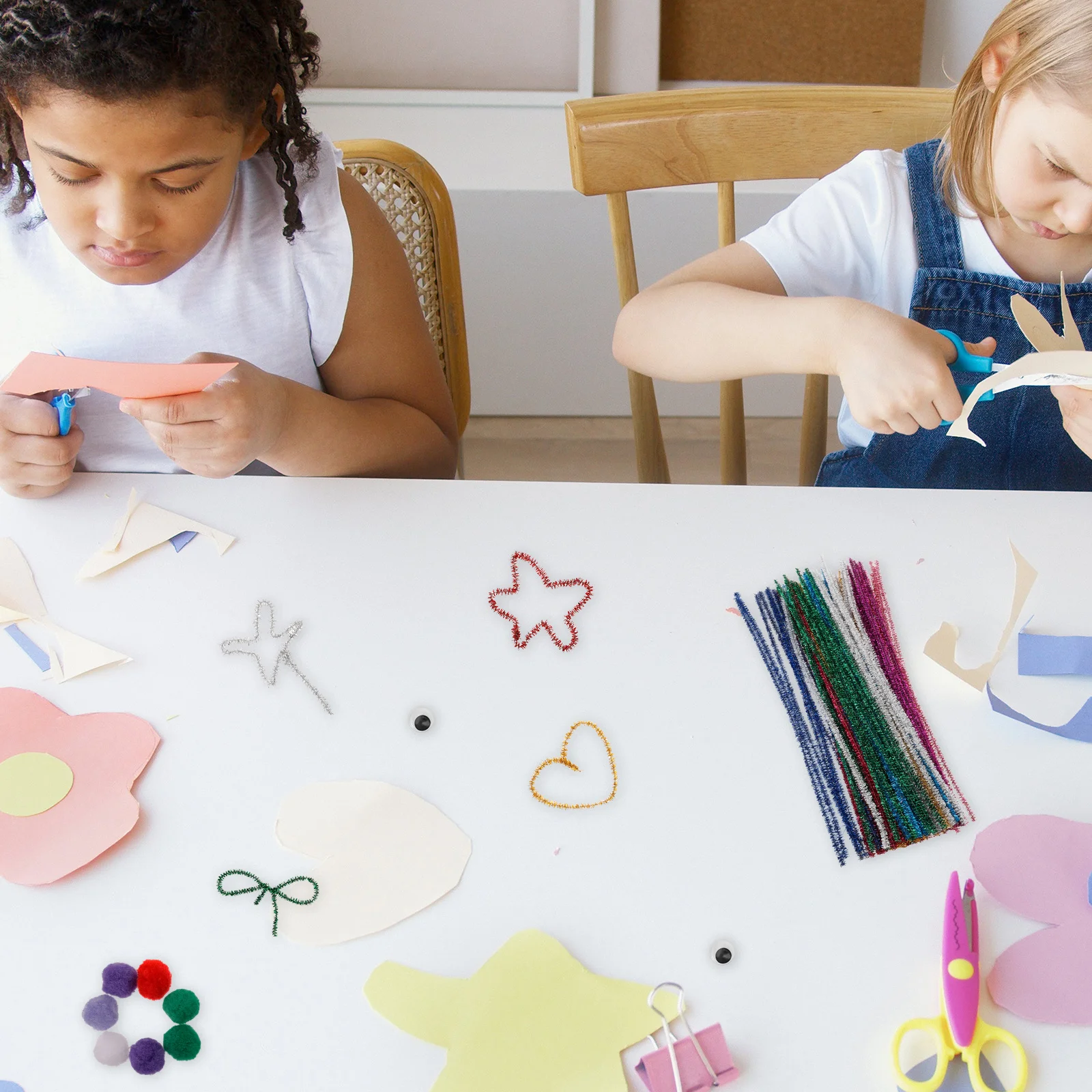 ชุดอุปกรณ์งานฝีมือแท่งบิด DIY 1 ชุด แท่งบิดงอได้สำหรับเด็ก วัสดุทำงานฝีมือทำมือ แท่งงอได้น้ำหนักเบา