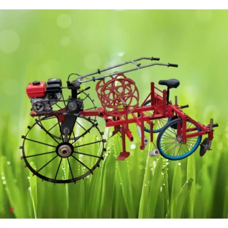 Gasoline mulching machine automatically covers sweet potatoes and potatoes agricultural mulching machine