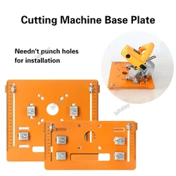 Piastra di Base della macchina da taglio per elettricità sega circolare Trimmer macchina guida per bordi Router per la lavorazione del legno fresatura strumenti per schede di vibrazione